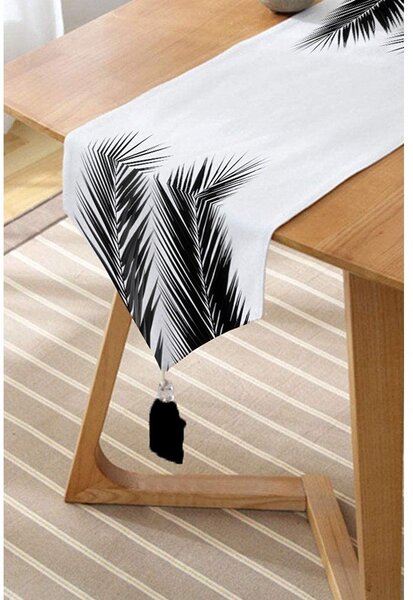 Bieżnik 45x140 cm Black Tree – Minimalist Cushion Covers