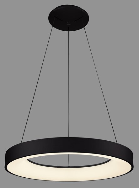 GIULIA lampa wisząca okrągła czarna LED 40W 4000K średnica 48cm 5304-840RP-BK-4