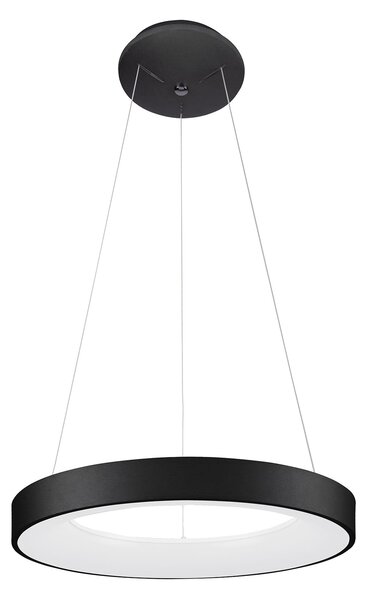 GIULIA lampa wisząca okrągła czarna LED 40W 4000K średnica 48cm 5304-840RP-BK-4