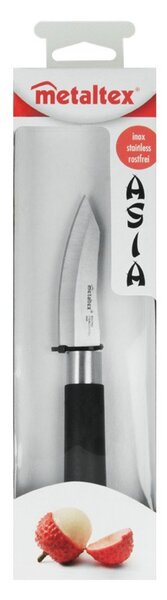 Nożyk ze stali nierdzewnej do warzyw Metaltex Asia, dł. 19 cm