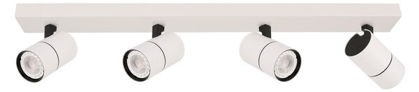 LACONI spoty regulowane białe na listwie 4xGU10 SPL-2813-4B-WH
