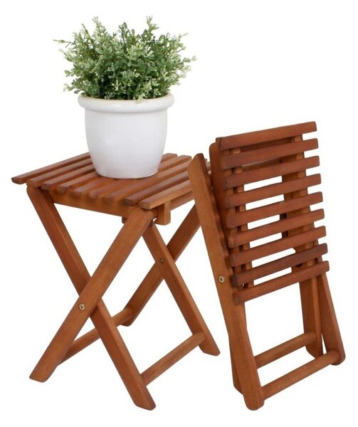 Brązowe krzesła ogrodowe zestaw 2 szt. Tacoma – Garden Pleasure