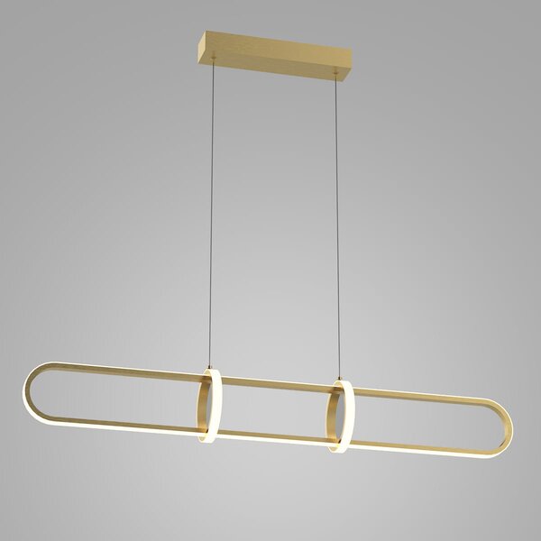 CERRILA nowoczesna lampa wisząca podłużna złota LED 31,2W 3000K PND-29772750-1A-GD