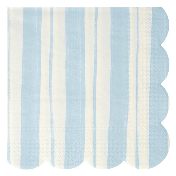 Papierowe serwetki zestaw 16 szt. Ticking Stripe – Meri Meri