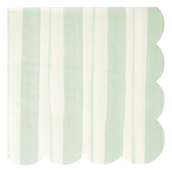 Papierowe serwetki zestaw 16 szt. Ticking Stripe – Meri Meri