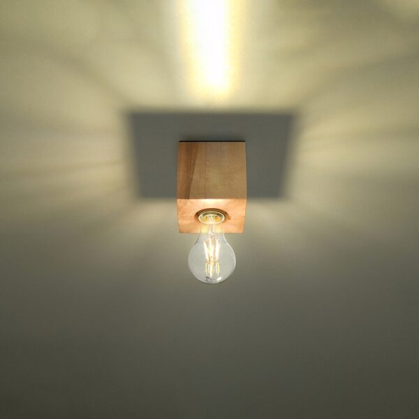 Naturalna lampa sufitowa 10x10 cm Gabi – Sollux