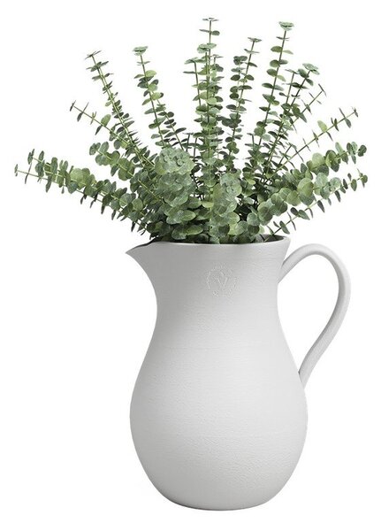 Biały ceramiczny ręcznie wykonany wazon (wysokość 30 cm) Harmonia – Artevasi