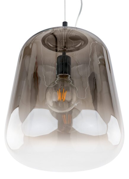 LANILA lampa wisząca szklana szkło dymione przechodzące w przezroczyste 1xE27 MD-1712-4