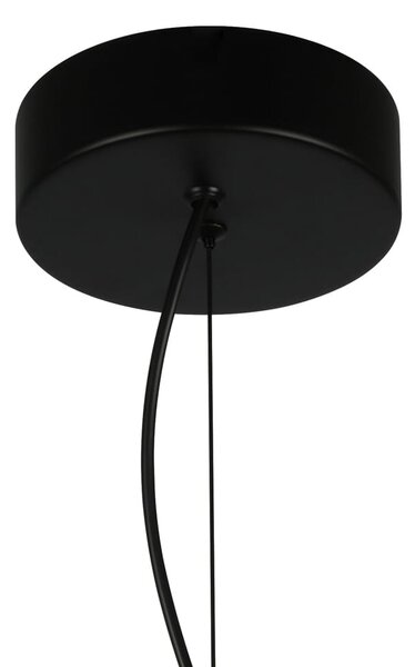 TORDI lampa wisząca ceramika niebieska zielona klosz biały LED 8W 3000K wykończenie czarne PND-94721-1A-MLTI