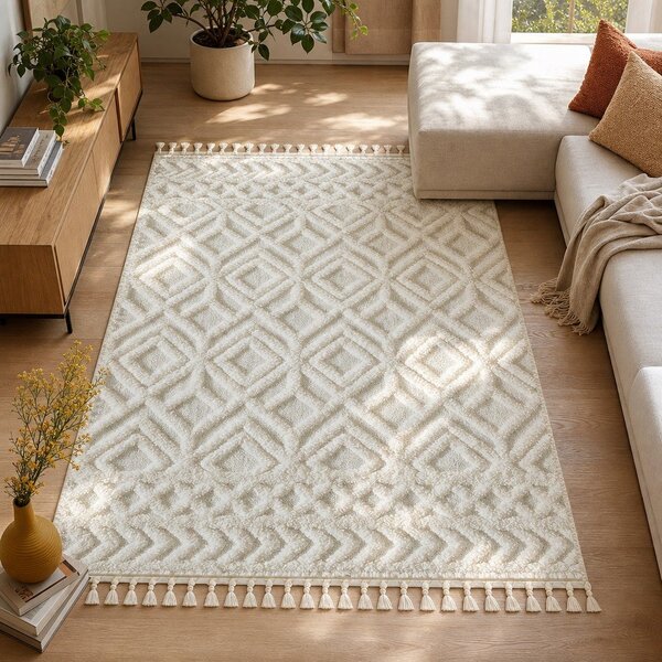 Beżowy dywan 110x60 cm Shaggy – Mila Home