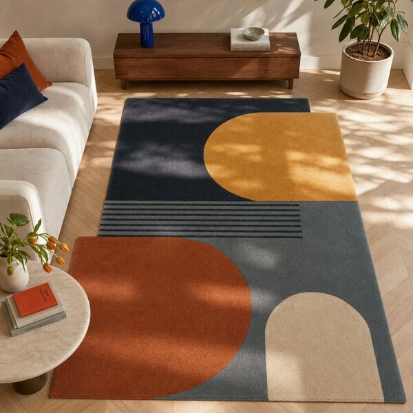 Wełniany dywan tkany ręcznie 120x180 cm Lozenge – Flair Rugs