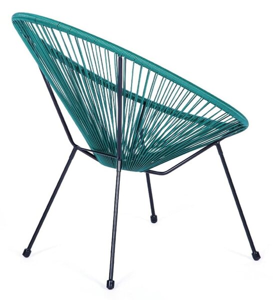 Zielony metalowy/plastikowy fotel ogrodowy Avocado Comfort – Bonami Selection