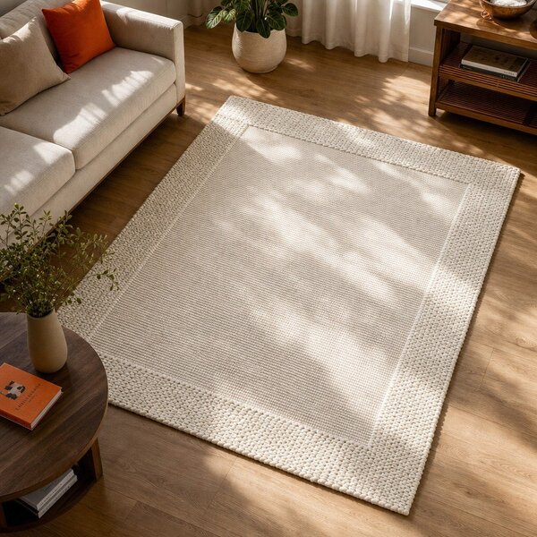 Beżowy dywan wełniany 170x120 cm Rue – Flair Rugs