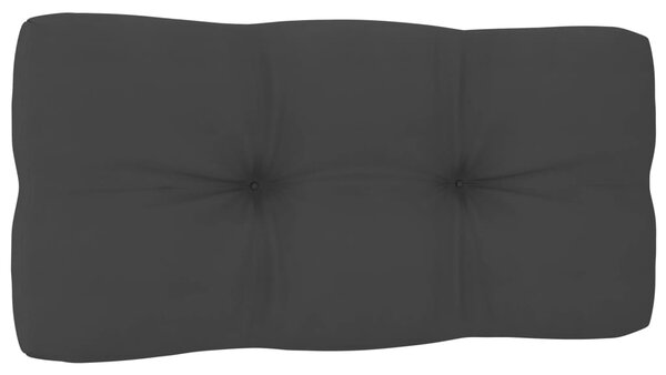 Poduszka na sofę z palet, antracytowa, 80x40x10 cm