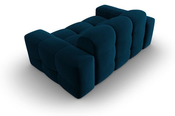 Ciemnoniebieska aksamitna sofa 156 cm Kendal – Micadoni Home