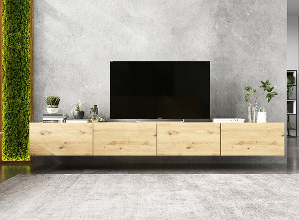 Zestaw Ściennych Szafek Rtv Dąb Artisan L3-G27