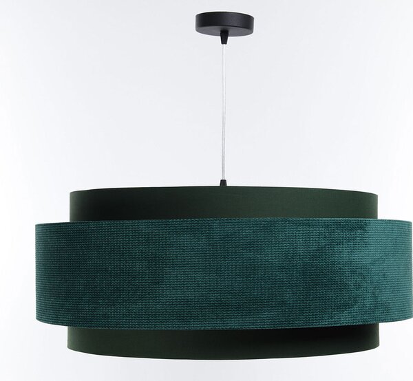 Zielona nowoczesna lampa wisząca welurowa - A353-Moxa