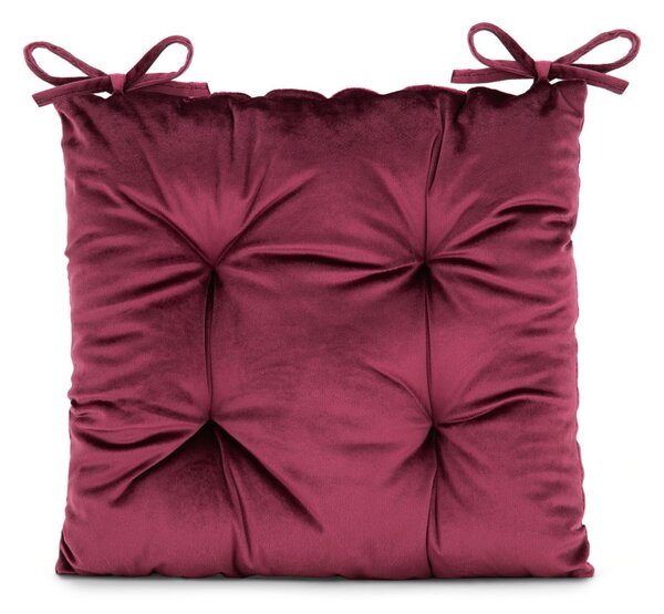 Aksamitna poduszka na krzesło 40x40 cm Aleksa – Restilo