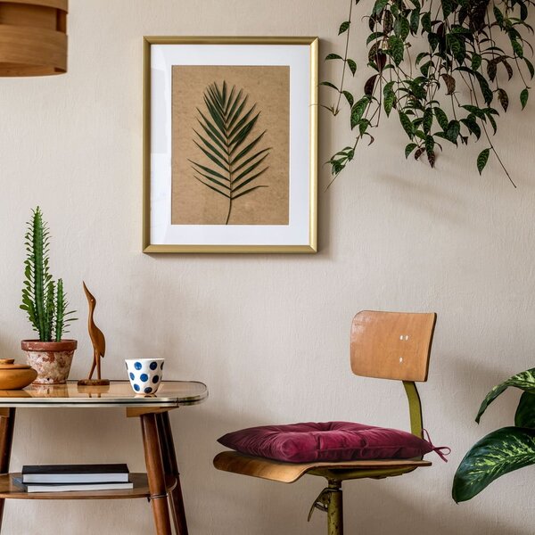 Aksamitna poduszka na krzesło 40x40 cm Aleksa – Restilo