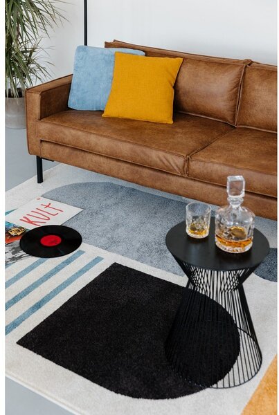 Jasnobrązowa sofa ze sztucznej skóry Scandic Rate