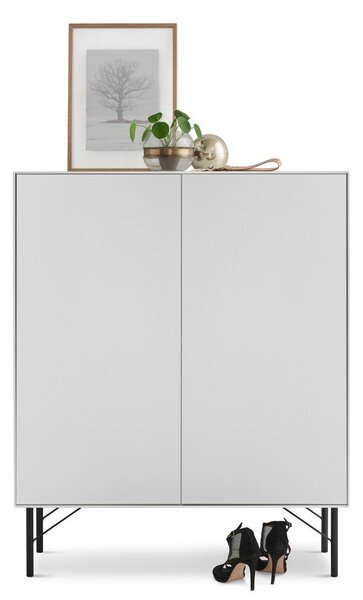 Czarno-biała wysoka komoda 91x111 cm Edge by Hammel – Hammel Furniture