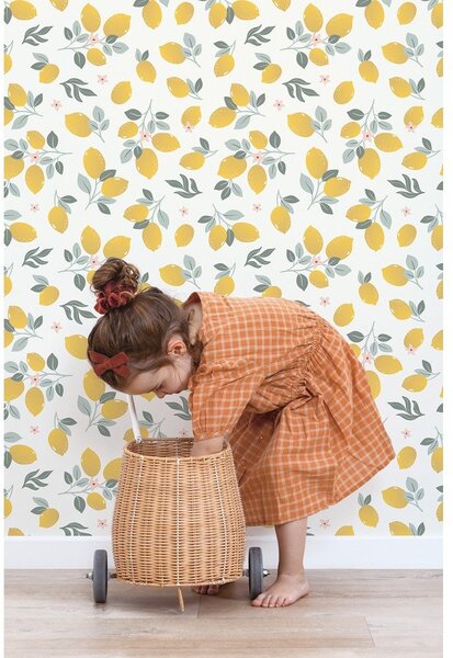 Tapeta dziecięca 10 m x 50 cm Lemons – Lilipinso