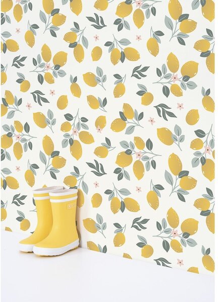 Tapeta dziecięca 10 m x 50 cm Lemons – Lilipinso