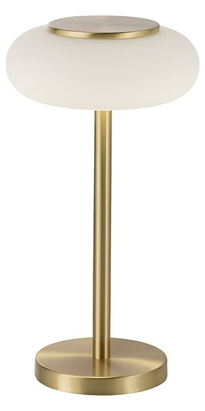 Inteligentna lampa stołowa z mosiądzu z pilotem - Loena Oswietlenie wewnetrzne