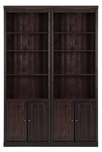 Brązowy regał z litego drewna sosnowego 148x223 cm Anita – Støraa