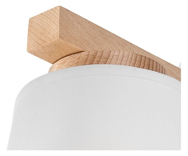 Biały kinkiet ø 15 cm Ellie – LAMKUR