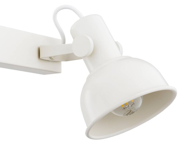 Lampa sufitowa Trogir Argon, możliwość ściemniania, kremowy / amber, salon / jadalnia, metal, industrialny