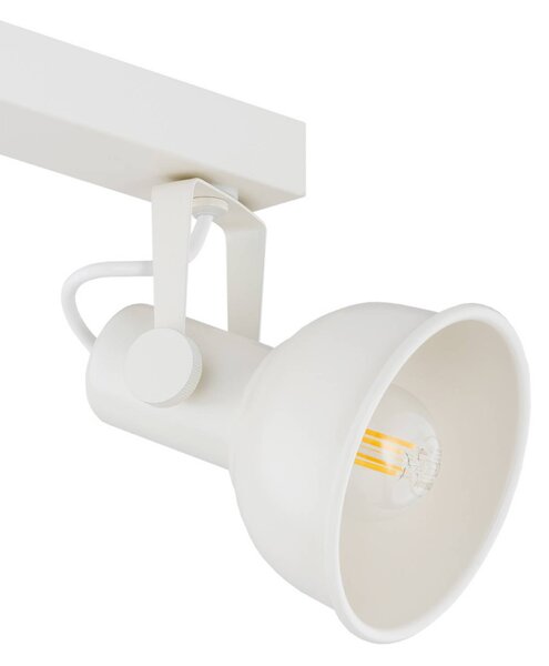 Lampa sufitowa Trogir Argon, możliwość ściemniania, kremowy / amber, salon / jadalnia, metal, industrialny