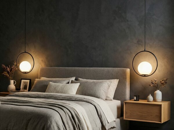 NOWOCZESNA LAMPA WISZĄCA CZARNA VERO 1A