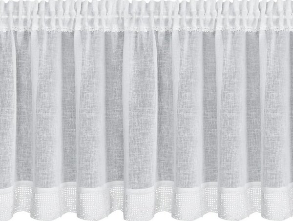 Firana gotowa EUROFIRANY Lari 150 x 60 cm BiaÅy