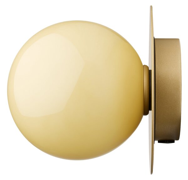 Lampa Ścienna Nuura Aps, Liila 1 Medium, ściemnialny, żółty, łazienka, szkło, design