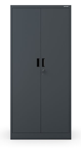 Szafa metalowa biurowa z 4 półkami antracytowa, 1750x800x400 mm: JAN Compact