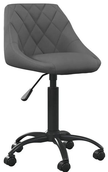 Ciemnoszary nowoczesny fotel obrotowy M8-P24