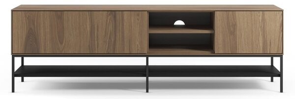Szafka pod TV w dekorze dębu w naturalnym kolorze 180x55x35 cm Amira – Marckeric
