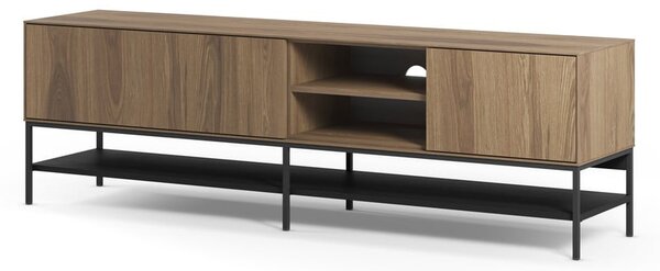 Szafka pod TV w dekorze dębu w naturalnym kolorze 180x55x35 cm Amira – Marckeric