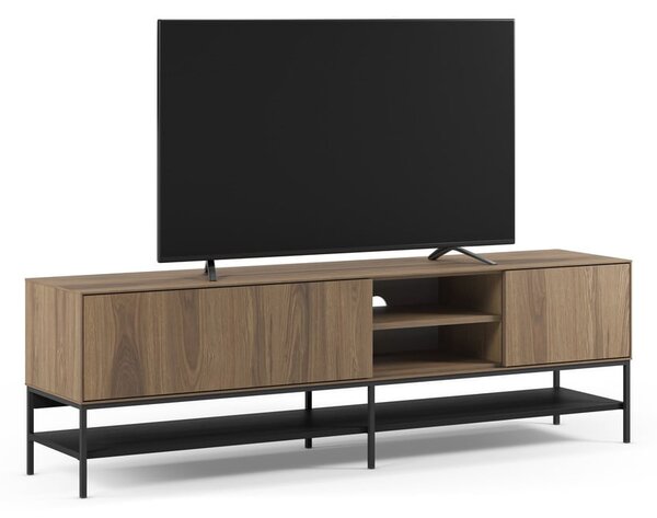 Szafka pod TV w dekorze dębu w naturalnym kolorze 180x55x35 cm Amira – Marckeric