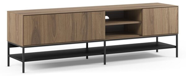 Szafka pod TV w dekorze dębu w naturalnym kolorze 180x55x35 cm Amira – Marckeric