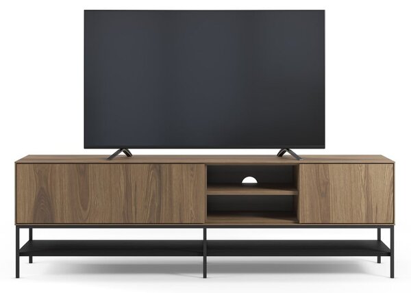 Szafka pod TV w dekorze dębu w naturalnym kolorze 180x55x35 cm Amira – Marckeric