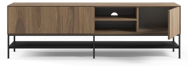 Szafka pod TV w dekorze dębu w naturalnym kolorze 180x55x35 cm Amira – Marckeric