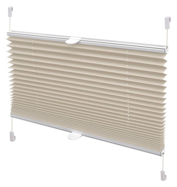Beżowa roleta 57x150 cm Plisé Verona – Gardinia