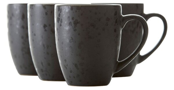 Czarne/ciemnoniebieskie kubki zestaw 4 szt. ceramiczne 300 ml Gastro Black/Mix – Bitz