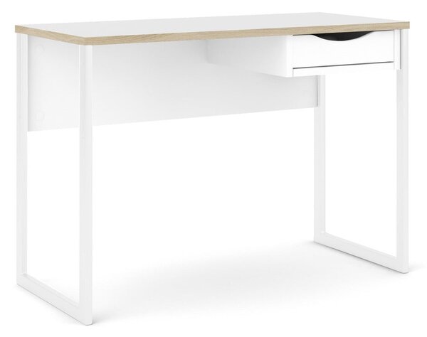 Białe biurko Tvilum Function Plus, 110 x 48 cm