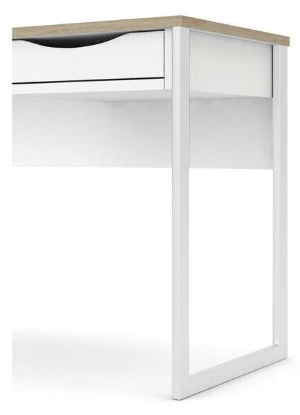 Białe biurko Tvilum Function Plus, 110 x 48 cm