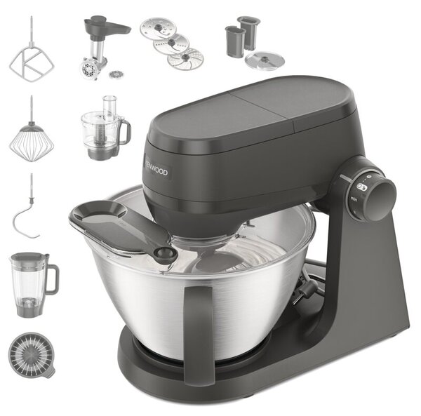 Robot kuchenny planetarny KENWOOD KHC30.070GY 1000W z maszynką do mięsa i krajarką