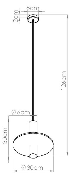 Beżowa nowoczesna lampa z nietypowym kloszem N0-G35