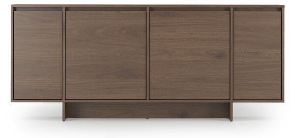 Komoda czterodrzwiowa Zolia 180 cm na cokole - orzech elegant